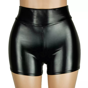 Shorts de Cuero para Mujer de Diseño Único, Hechos a Medida, Personalizados, de Piel Vacuna, Estilo Nuevo, Superventas - Product Image 4