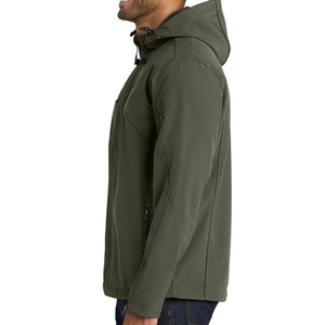 Men's Outdoor Waterproof Softshell Hooded Jacket Fleece Windbreaker for Hiking & Camping Windproof Winter <b>Coat</b> <b>Zipper</b> Closure - Product Image 5