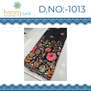 Tela Premium Fendy, Georgette Sin Tejer con Cuentas, Estampado Floral, para Prendas de Niños y Niñas, Peso Medio, Bordado, Accesorios para Bodas - Product Image 2