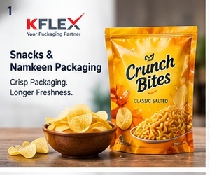 Bolsa de empaque con cierre hermético, laminada con BOPP, de calidad alimentaria, para las galletas saladas Crunch Bites Classic. - Product Image 6