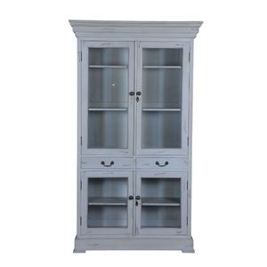 Armoire à porte en verre acajou, solution de rangement élégante et élégante, peut être personnalisée en taille - Product Image 3