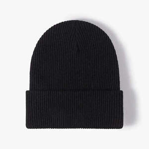 Bonnet en tricot personnalisé avec logo brodé, chapeau d'hiver pour homme, accessoire de mode, fabricant en gros, marque de vêtements à étiquette privée - Product Image 1
