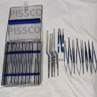 Kit de chirurgie buccale PISSCO, ensemble d'instruments de chirurgie dentaire, ensemble d'instruments chirurgicaux oraux, kit de chirurgie dentaire orale, 25 pièces