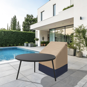 Custom Size Perfect Fit Modular Club <b>High</b> <b>Back</b> <b>Chair</b> Custom <b>Covers</b> PU Coated OEM/ODM Support 420D/600D Polyester UV Resist - Product Image 5