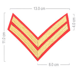 NANBA GROUP ชุดยูนิฟอร์มผ้าซาตินคุณภาพสูงแบบสั่งทำพิเศษ ลายเชฟรอน พร้อมตราสัญลักษณ์ ไม่มีสายรัด - ขายดี คุณภาพเยี่ยม - Product Image 2