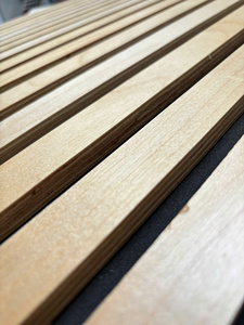 Custom Size MDF Modular Soundproof Acoustic Ceiling Boards Wall Panels Waterproof Solid Wood Rubber/Pine Core for Modern Hotel - Product Image 2
