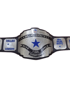Réplica del Cinturón de Campeonato del Super Bowl de los Dallas Cowboys de la NFL, Cinturón de Campeonato Manual, Artículo Coleccionable para Fanáticos del Fútbol Americano, Trofeo Deportivo, Regalo para Adultos - Product Image 1