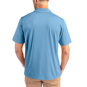 เสื้อโปโลแบบกำหนดเอง โพลีเอสเตอร์ ชุดกีฬา สีน้ำเงิน ระบายอากาศได้ดี เสื้อผู้ชาย สำหรับการฝึกซ้อมในยิมระดับมืออาชีพ เสื้อผ้าลำลอง สไตล์เทคนิคใหม่ - Product Image 5