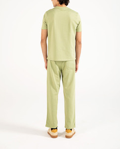 เสื้อยืดคอกลมผ้าคอตตอนระบายอากาศน้ำหนักเบาสีเขียวอ่อน - Product Image 2