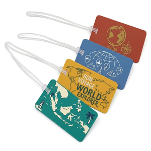 Etiquetas de PVC para Maletas con Logotipo Personalizado, Identificadores de Bolsas de Goma Suave, Accesorios de Viaje, Productos Promocionales - Product Image 2