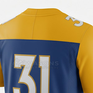 Venta al por mayor de camisetas de fútbol americano con diseño personalizado, ropa deportiva de alta calidad para entrenamiento y juego. - Product Image 5