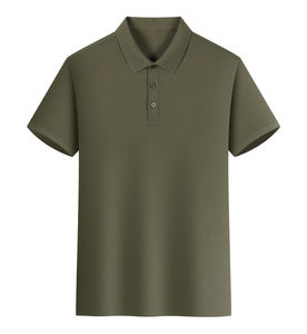 T-shirt de sport de golf sans couture pour homme, personnalisé, de haute qualité, en jersey solide, avec logo brodé, séchage rapide, grandes tailles - Product Image 4