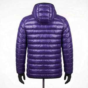 Veste matelassée pour homme à col montant, personnalisable avec logo, en toile, coupe-vent, écologique, grande taille, haute qualité à bas prix - Product Image 3