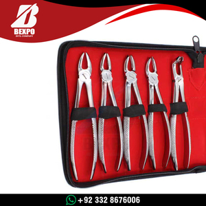 Kit de 10 Piezas de Fórceps para Extracción Dental, Acero Inoxidable, Herramientas Dentales para Adultos, Instrumentos de Cirugía Ortodóntica - Product Image 5