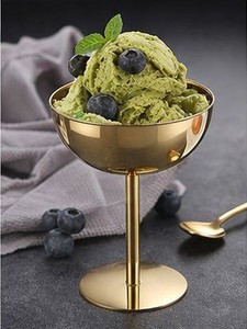 Premium Stainless Steel Ice Cream Bowl Snack Dessert Bowl Reusable Salad Cup Metal Bowl for party wedding birthday celebration - Product Image 4