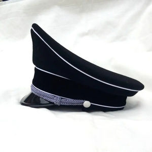 Casquette à visière décontractée en coton 100% avec broderie argentée à la main de la Flotte Civile Russe, ajustable et confortable, pour l'extérieur - Product Image 5