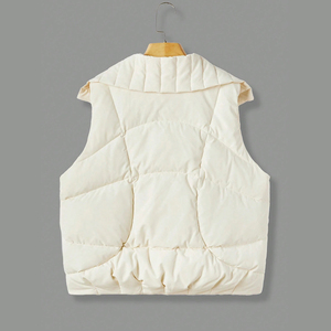 puffer vests fashion fall winter woman clothes coat equestrian fashion padded sleeveless <b>jacket</b> quilted women puffer vests - Product Image 3