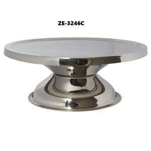 Handmade Adjustable Elegant Crystal Accent Stainless Steel Non-Toxic Cake <b>Stand</b> for Engagement Party Cake Jewelry Display - Product Image 1