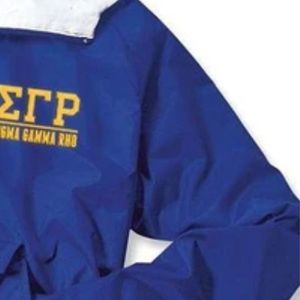 Chaqueta Cortavientos Ligera Personalizada con Letras Griegas Sigma Gamma Rho, Ropa Deportiva Casual, Moda Urbana - Product Image 6