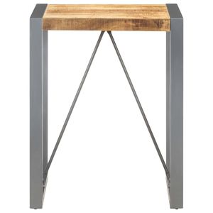 Tavolo da pranzo in legno massello di Mango grezzo 23.6 \ "x23.6 \" x29.5 \ "-elegante e resistente - Product Image 2