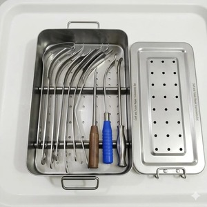 Juego de Retractores Quirúrgicos de 9 Piezas, Instrumentos Ortopédicos para Articulación de Cadera, Instrumentos de Cirugía General de Acero Inoxidable, Certificación CE Clase I - Product Image 5
