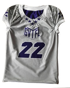 Camiseta de fútbol americano sublimada Reversible hecha a medida, ropa de fútbol, impresión por sublimación de alta calidad - Product Image 1