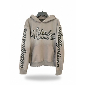 Proveedor de Sudaderas con Logotipo Personalizado en EE. UU., Sudadera con Estampado Puff, Pedrería y Efecto Desgastado, Directo de Fábrica - Product Image 2