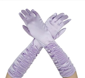Gants longs froncés pour femmes, vente en gros d'usine, élégants pour opéra, mariage, soirée, performance scénique, cosplay, élastiques - Product Image 4