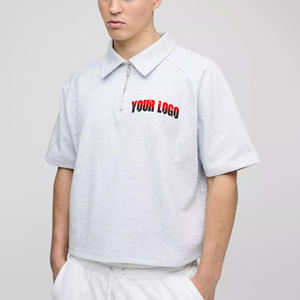 Camiseta de Algodón Transpirable de Primera Calidad para Hombre, Talla Grande, Color Sólido, Logotipo Personalizado, Secado Rápido, Ropa Urbana - Product Image 1