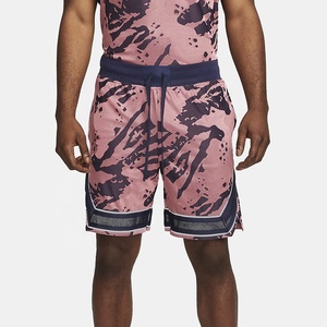 2024 nuevo diseño personalizado All-Over Print hombres pantalones cortos deportivos sublimación Logo malla baloncesto pantalones cortos 100% poliéster Material de lona - Product Image 1