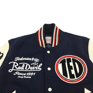 Blousons de baseball Letterman vintage universitaire unisexe avec logo personnalisé bombardiers en laine vêtements de rue d'hiver en fourrure de mouton grande taille en peau de vache - Product Image 6