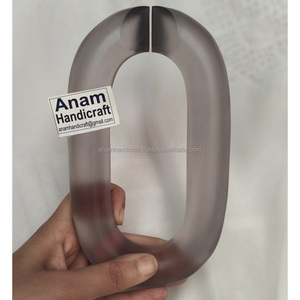 Adornos de Pared de Cadena Acrílica Modernos Personalizados, Hechos a Mano, Adornos Colgantes de Resina Modernos para Decoración del Hogar, Listos para el Festival Diwali - Product Image 1