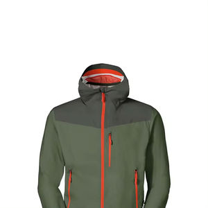 Veste de pluie imperméable et respirante pour homme, avec capuche et logo frontal, 100% nylon, protection UV, pour les voyages et la randonnée - Product Image 5