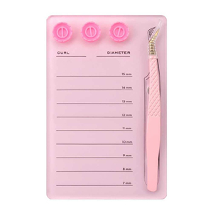 Paleta de Pestañas Rectangular de Acrílico Ecológica de Alta Calidad Profesional Kaamir Instruments KI-LT-49 para Extensión de Pestañas - Product Image 1