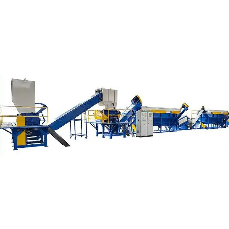 Polyester Staple Fiber Recycled Making Machine/Waste Pet Plastic Bottle Washing/Recycling Line/Machine/Plant