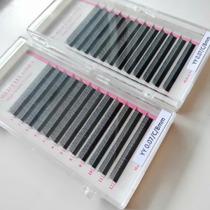 Pestañas YY Hechas a Mano, Forma 2D 3D W, Negras, Suaves, Veganas, Libres de Crueldad, Naturales, Largas, Extensiones de Pestañas Postizas para Bandejas de Pestañas YY - Product Image 6