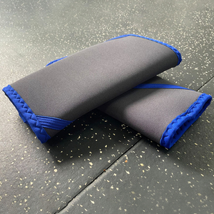 Genouillères de compression en néoprène rayées multicolores pour l'entraînement en salle de sport, genouillères de soutien robustes pour la musculation et les squats - Product Image 5