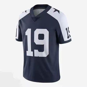 Camiseta de Fútbol Americano Personalizada con Sublimación, Nombre del Equipo y Número, Camiseta de Entrenamiento de Fútbol Personalizada para Clubes y Ligas - Product Image 1