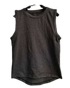 Camiseta sin mangas holgada con dobladillo curvo para bebés, niños y niñas, estilo casual de verano - Product Image 4