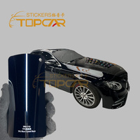 Film de protection de voiture en TPU anti-rayures de haute qualité, vinyle noir cristal bleu, vinyle auto-cicatrisant, film de protection de carrosserie, film de voiture changeant de couleur, PPF