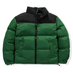 Fully Customized Men's Waterproof Canvas Puffer <b>Jackets</b> Polyester Wadding Filled Winter DDP Shipping - Product Image 1