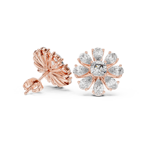 Pétale Perfection 10K Or Boho Chic Gland Boucles D'oreilles À La Main À La Mode Bohème Style Déclaration Boucles D'oreilles pour les Femmes - Product Image 2