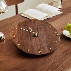 Reloj de Pared Decorativo en Oferta, Reloj de Pared Digital de Madera Natural Simple - Product Image 3