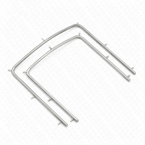 Dental Rubber Dam Kit With <b>Clamps</b> Forceps Punch Plier Scissor And <b>Frames</b> Silver Manual CE Certified Class I - Product Image 6