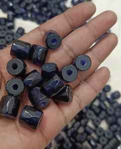 Cuentas de Vidrio Rusas Facetadas Azul Oscuro Hechas a Medida, Paquete a Granel para la Fabricación de Joyas, Collares y Manualidades DIY - Product Image 3