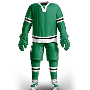 Camisetas de Hockey sobre Hielo Personalizadas, 100% Poliéster, Transpirables, Impresas, Uniformes Deportivos a la Moda, Estilo Único - Product Image 4