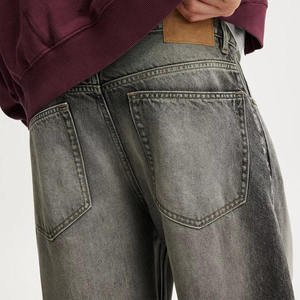 MEESAM LEATHER HOSIERY Jeans de Mezclilla Unisex 100% Algodón de Secado Rápido, Cintura Alta, Corte Recto, Estilo Vintage, para Invierno - Product Image 5