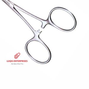 Micro-pince à moustiques 1x2 dents, forceps hémostatique chirurgical en acier inoxydable, instrument médical chirurgical - Product Image 3
