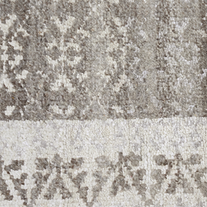 DECORDEC Tapis moderne en laine tuftée à la main, motif géométrique vieilli, bleu clair ivoire, à poils moyens, antidérapant, écologique et épais - Product Image 5