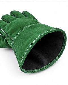 Guantes de Soldadura MUBASHAR PRO GRIP INTERNATIONAL TIG MIG, Forro de Piel de Vaca, Protección Contra Salpicaduras de Metal Fundido - Product Image 3